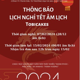 THÔNG BÁO LỊCH NGHỈ TẾT ÂM LỊCH