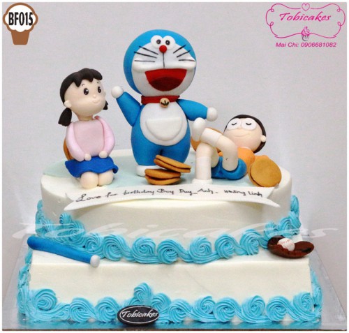 Tượng Nobita và Doraemon  Trang trí bánh sinh nhật bánh kem  Lazadavn