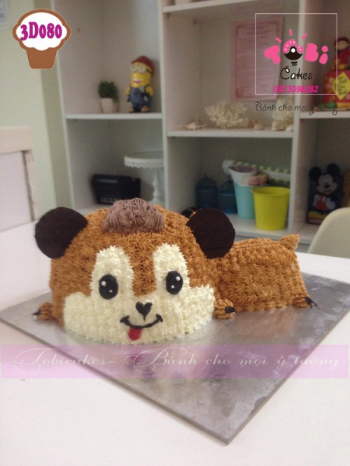 Bánh sinh nhật con chuột tặng người tuổi Tý - YouTube