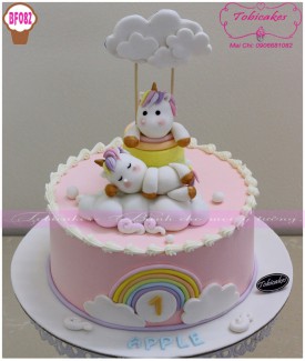 [BF082] BÁNH SINH NHẬT TẠO HÌNH UNICORN DỄ THƯƠNG