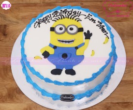 [BF110] BÁNH SINH NHẬT TRANG TRÍ FONDANT HÌNH MINION