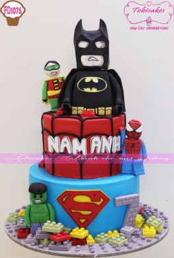 [FD1076] BÁNH SINH NHẬT CHỦ ĐỀ SIÊU ANH HÙNG ĐẶC BIỆT DÀNH CHO BÉ YÊU THÍCH BATMAN