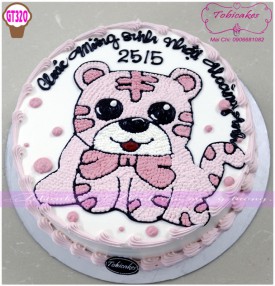 [GT320] BÁNH SINH NHẬT VẼ HÌNH CHÚ HỔ CUTE