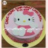 [GT167] BÁNH SINH NHẬT GATO VẼ HÌNH MÈO KITTY DÀNH CHO BÉ GÁI