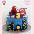 [FD1232] BÁNH SINH NHẬT SPINDERMAN VÀ SUPERWINGS DÀNH CHO BÉ TRAI