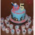 BÁNH SINH NHẬT TẠO HÌNH SUPERMEN DÀNH CHO BÉ 5 TUỔI + SET CUPCAKES