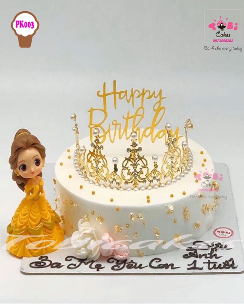 B2T37 - Bánh sinh nhật Công chúa thiên thần sz16/22 - Tokyo Gateaux - Đặt  bánh lấy ngay tại Hà Nội