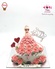 PK005 - Bánh sinh nhật chủ đề công chúa váy hoa