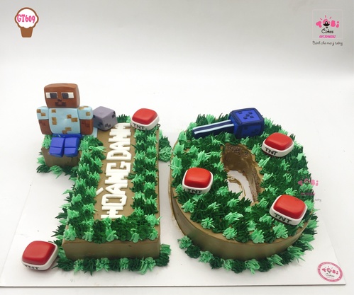 GT609 - Bánh sinh nhật chủ đề Lego