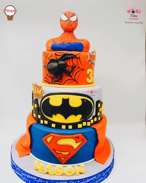 Khám phá 71+ mẫu bánh sinh nhật hình siêu nhân nhện siêu hot - Tin Học Vui