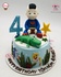 FD1634 - Bánh sinh nhật tạo hình bé mặc đồ siêu nhân cưỡi cá sấu