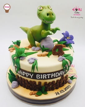 FD1638 - Bánh sinh nhật tạo hình khủng long