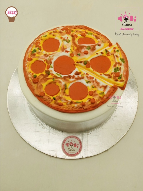 BF427 - Bánh sinh nhật tạo hình bánh pizza