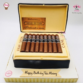 FD1653 - Bánh sinh nhật tạo hình hộp Cigar