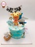 PK053 - Bánh sinh nhật hình em bé dễ thương cùng chú chó nhỏ