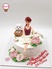 PK070 - Bánh sinh nhật hình công chúa và chú chó nhỏ