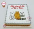 GT642 - Bánh sinh nhật vẽ hình 3 chú gấu vui nhộn