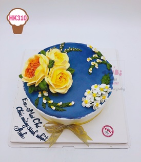 HK310 - Bánh Hoa kem màu vạn người mê tặng anh trai