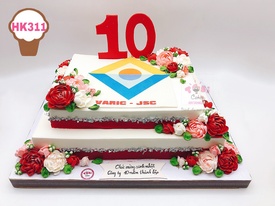 HK311 - Bánh Chúc mừng kỉ niệm công ty 10 năm thành lập