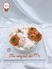 HK350 - Bánh hoa tone cam mừng sinh nhật Mẹ
