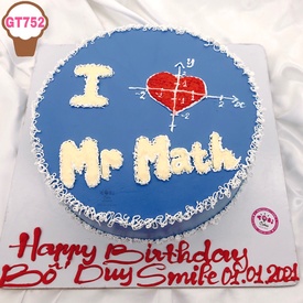 Bánh sinh nhật toán học: \