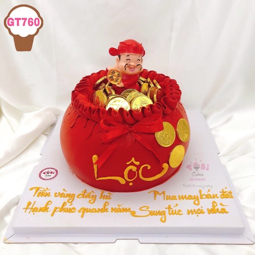 99+ Mẫu bánh kem chúc mừng khai trương Hồng Phát ✔️ Tài lộc ✔️ May mắn