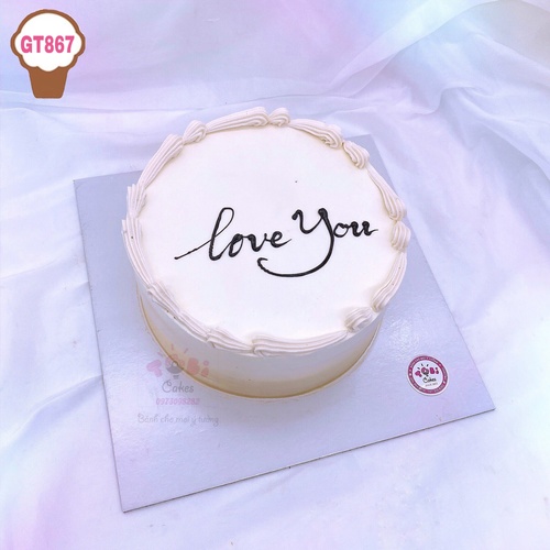 Bánh kem chữ love mini tặng người yêu - Thu Hường Bakery