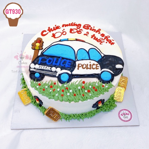 Bánh sinh nhật vẽ hình ô tô cảnh sát là một món quà độc đáo và ý nghĩa dành cho trẻ. Với hình ảnh chiếc xe cảnh sát được vẽ trên bánh kem ngọt ngào, bé sẽ vừa được ăn mừng sinh nhật, vừa được trải nghiệm trò chơi thú vị.