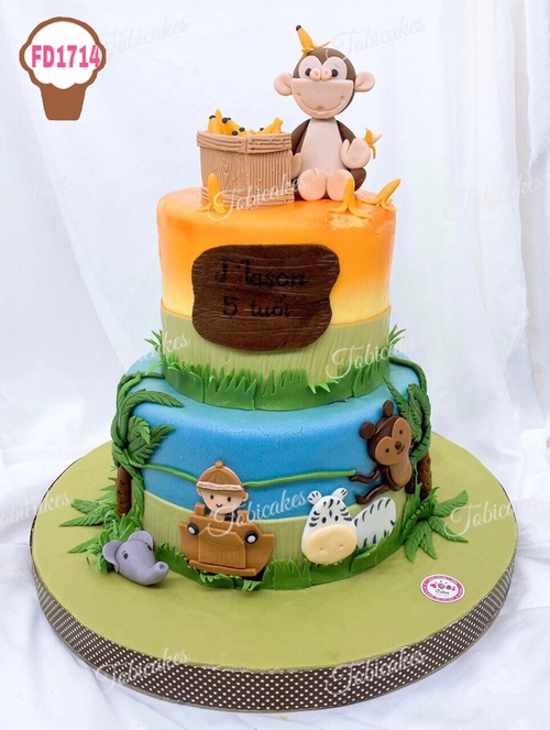 Bánh sinh nhật tuổi con khỉ - tuổi thân, bánh sinh nhật đẹp