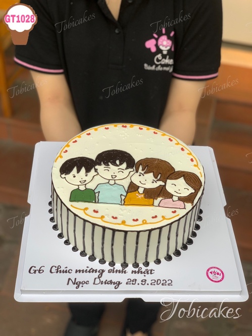 Đặt bánh kem tặng sinh nhật trang trí đẹp ở tại , Thành phố Bắc Ninh, Tỉnh  Bắc Ninh