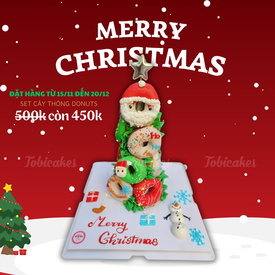 SET CÂY THÔNG DONUT 2024