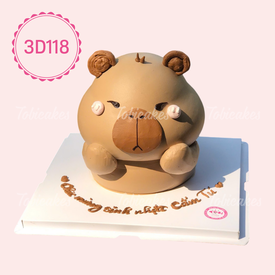 3D118 - CAPYBARA MŨM MĨM ĐÁNG YÊU