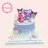 PK0022 - Bánh sinh nhật "Kuromi & My Melody" dễ thương đậm chất Sanrio